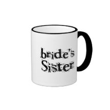 Texto del negro de la hermana de la novia taza