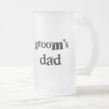 Texto del negro del papá del novio tazas