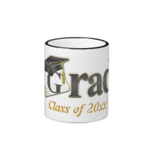 Texto graduado taza de café