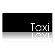 Texto reflexivo - taxi - tarjeta de visita
