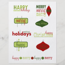 Textos del día de fiesta/del navidad flyer personalizado