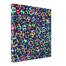 Textura 2 del extracto de la piel del leopardo del lona estirada galerias