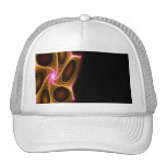 Textura abstracta del fractal que brilla intensame gorros bordados