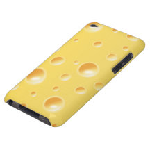 Textura amarilla del queso suizo iPod touch coberturas