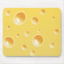Textura amarilla del queso suizo tapetes de ratón