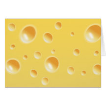 Textura amarilla del queso suizo tarjeton