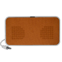 Textura anaranjada altavoces de viajar