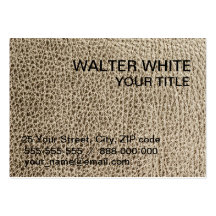 Textura de cuero plantillas de tarjetas de visita