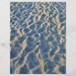 Textura de la arena de la playa flyer personalizado