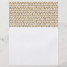 Textura de la arpillera tarjetones