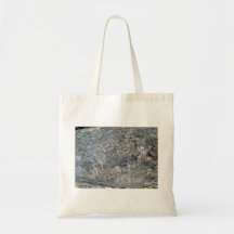 Textura de la corteza de árbol bolsa de mano