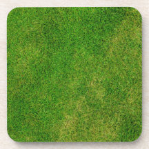 Textura de la hierba verde posavasos