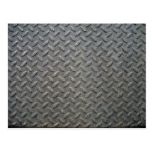 Textura de la pisada del metal postal