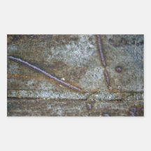 Textura de la vieja y oxidada placa de metal pegatinas  