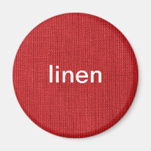 Textura de lino roja de la tela imán para frigorífico