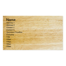 Textura de madera de la Hevea Tarjetas De Visita