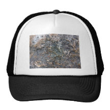 Textura de tierra de la roca detalladamente gorro