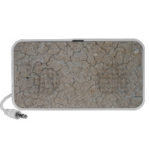 Textura de tierra seca agrietada mp3 altavoz