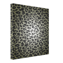 Textura del extracto de la piel del leopardo del a impresión en lona