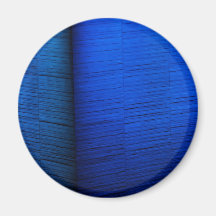 Textura geométrica abstracta de los azules iman de nevera