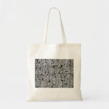 Textura gris de la corteza bolsas lienzo