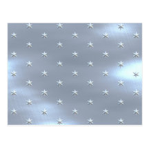Textura metálica cepillada brillante de la estrell tarjeta postal