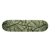 Textura quebrada de la tierra monopatín