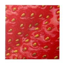 Textura roja de la fresa azulejo