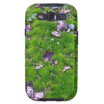 Textura verde clara del musgo samsung galaxy s3 protectores