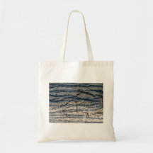 Textura vertical de la corteza de árbol bolsas lienzo