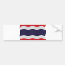 Thailand flag bumperstickers