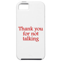Thank you for not talking hülle fürs iPhone 5