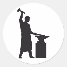The blacksmith aufkleber