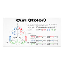 The curl (color) フォトカード