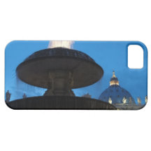 The night view of Vatican,　Saint Peter's Basilica iPhone 5 カバー