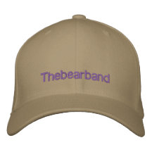 Thebearband bordó el gorra gorros bordados