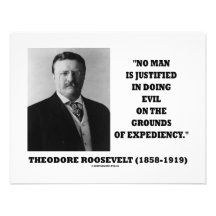 Theodore Roosevelt ningún hombre justificado en ha Comunicados Personalizados
