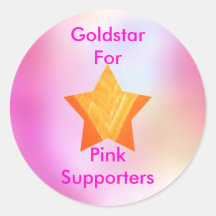 Think Pink - investigación de cáncer de la ayuda Pegatina