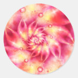 Think Pink Pegatina Redonda