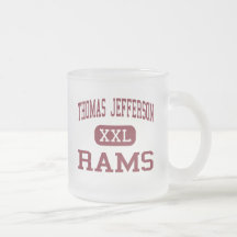 Thomas Jefferson - espolones - centro - Rockaway Taza De Café