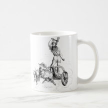 Thor en su carro tazas de café