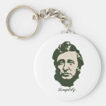 Thoreau - simplifique llaveros personalizados