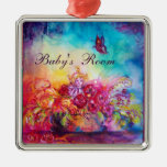 THUMBELINA, CESTA DE LA FLOR Y MARIPOSA ORNAMENTOS PARA REYES MAGOS
