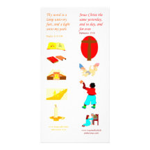 Thy palabra de KJV es una lámpara - tarjeta de la  Tarjetas Con Fotos Personalizadas