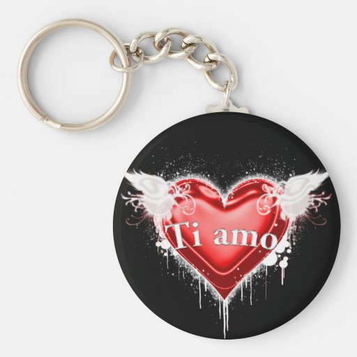 Ti amo (te amo) llaveros