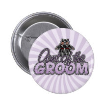 tía del botón del novio pin