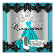 Tiara de plata negra del diamante del décimo quint anuncio