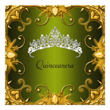 Tiara del blanco del oro verde de la fiesta de cum comunicado