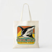 Tiburón animal del rescate bolsas