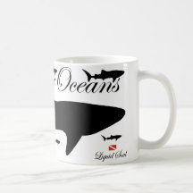 Tiburón de ballena - ahorre nuestros océanos taza
